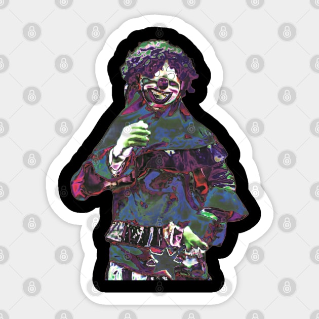 Clowning Around Sticker by Shanzehdesigns